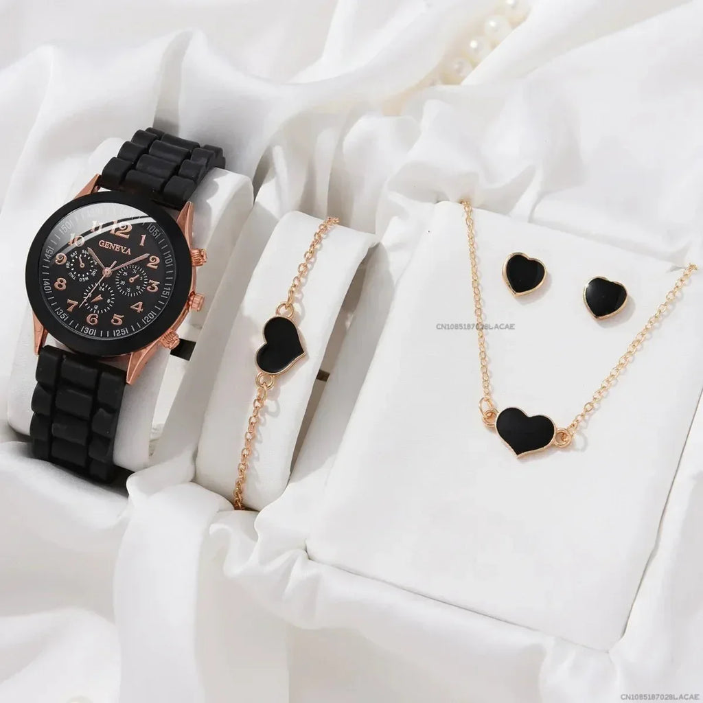Kit de reloj, pulsera y collar - Alta Essencia